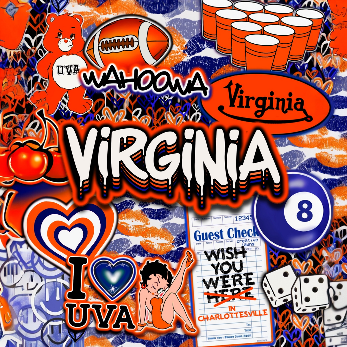 College Collage Blanket