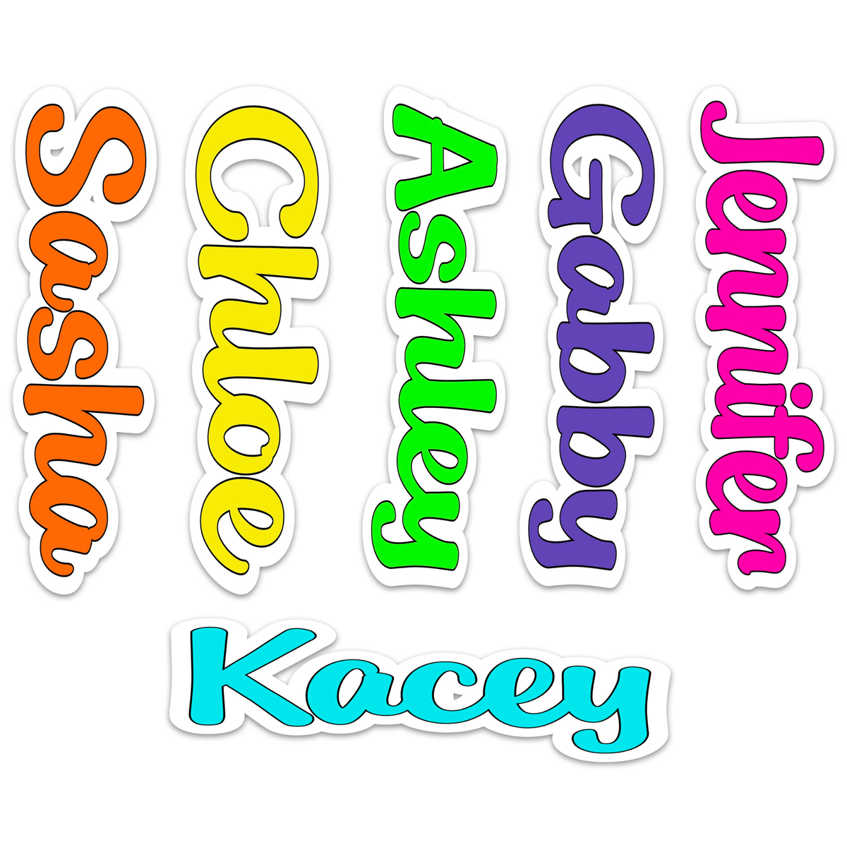 Cling It Word in Script Font