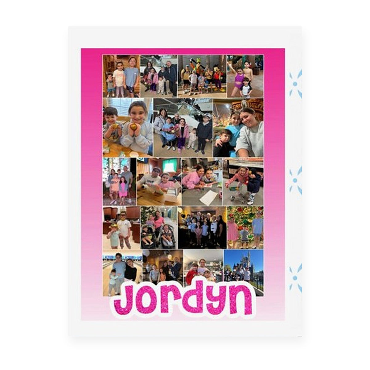 Personalized Photo Collage Poster