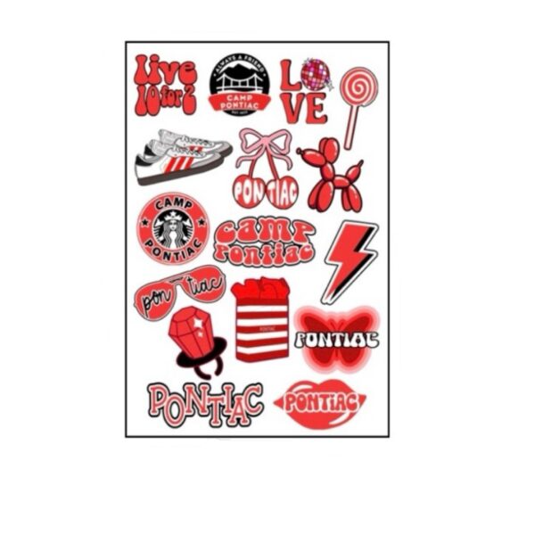 Camp Sticker Sheet (Updated 2025)