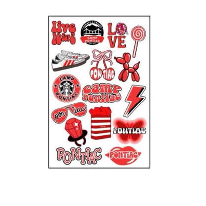 Camp Sticker Sheet (Updated 2025)