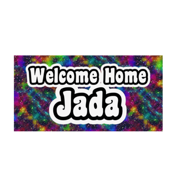 Welcome Home Banner – Design Your Own (55″ x 30″)