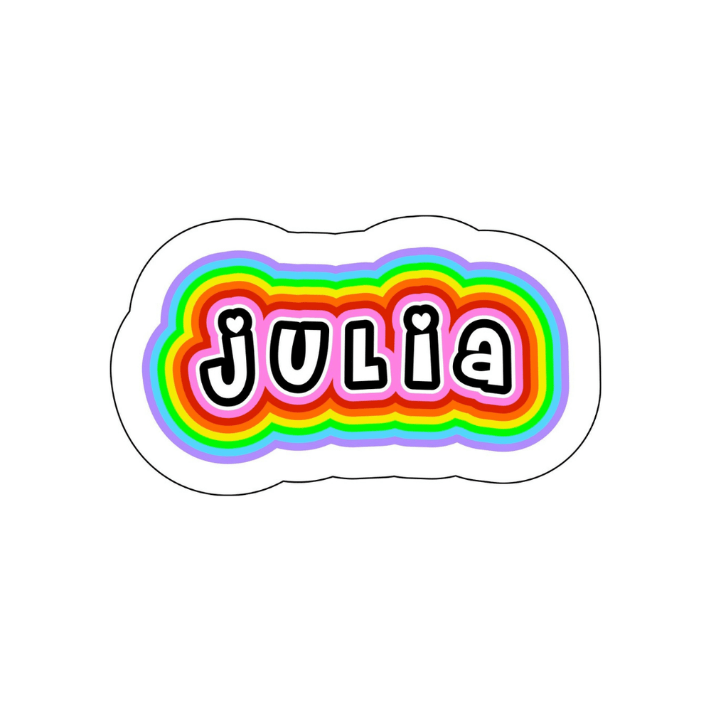 1 FEATURE Cling It Word in Rainbow