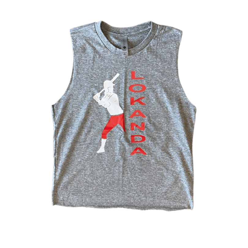 Lokanda Halftime Softball Gray Tank - Youth Small 6/7 Ready to Ship