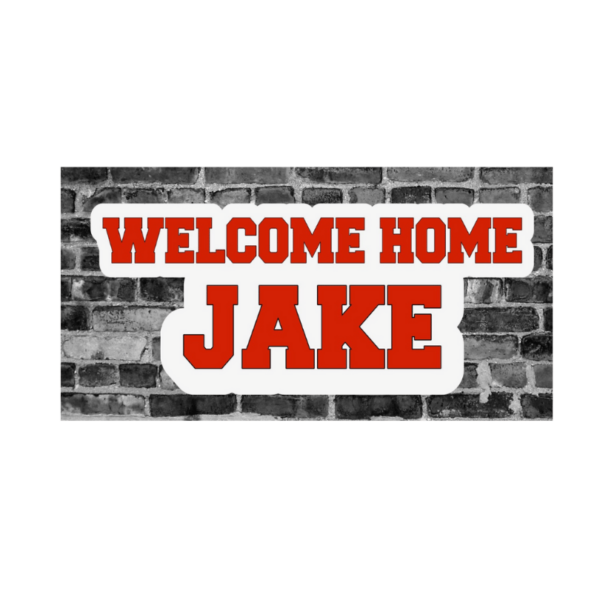 Welcome Home Banner – Design Your Own (55″ x 30″)