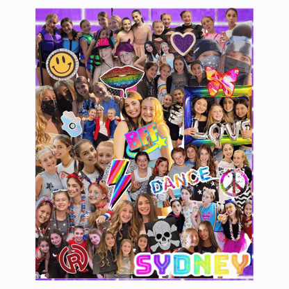 Photo Collage Blanket