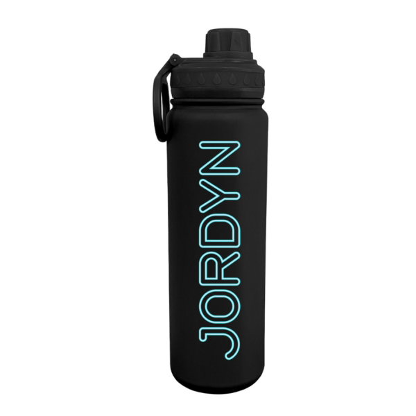 Neon Personalized Water Bottle