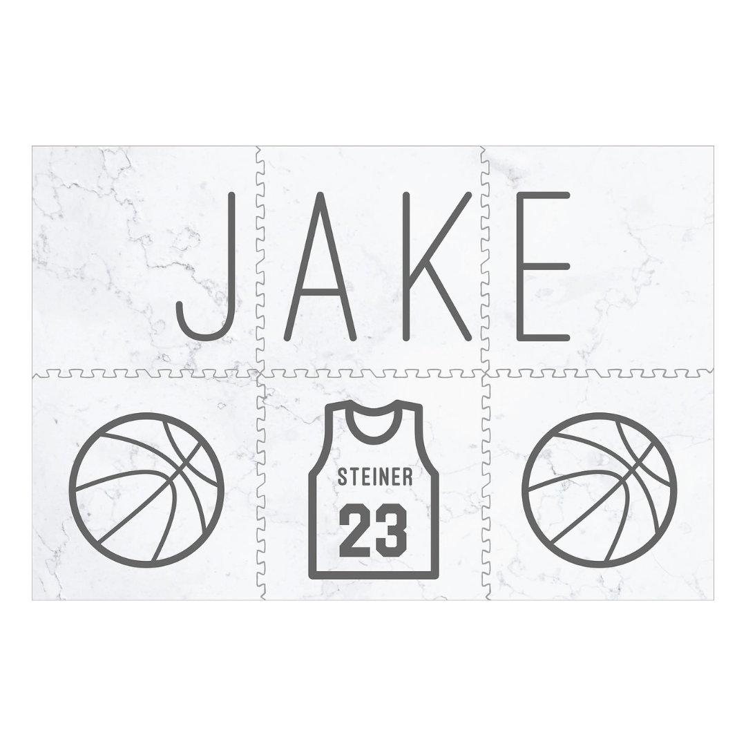 Personalized Playmat - Shooting Hoops