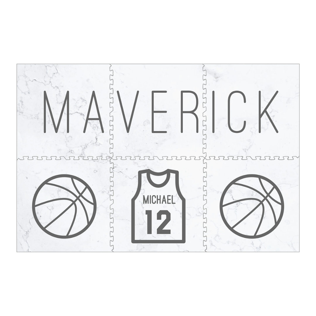 Personalized Playmat - Shooting Hoops