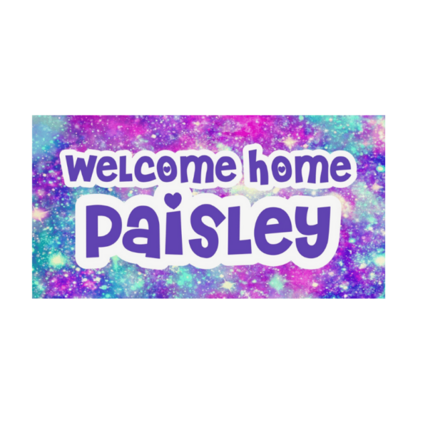 Welcome Home Banner – Design Your Own (55″ x 30″)