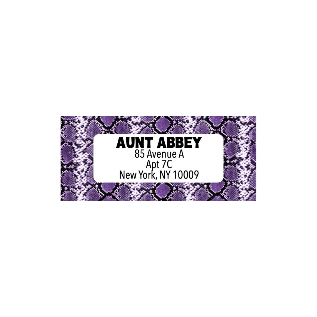 3 Address Labels