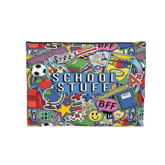 School's Cool Fabric Pouch (12" x 9")