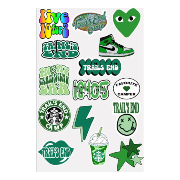 Camp Vibes Sticker Sheet (2024)