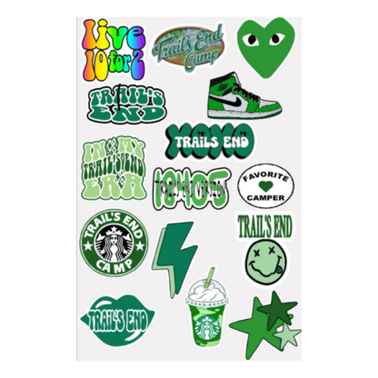 Camp Vibes Sticker Sheet (2024)