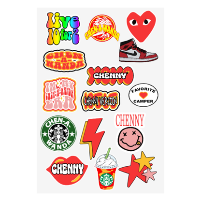 Camp Vibes Sticker Sheet