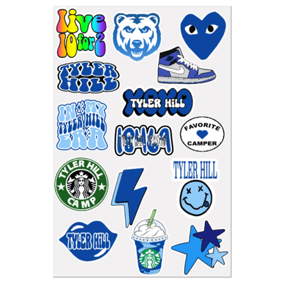 Camp Vibes Sticker Sheet