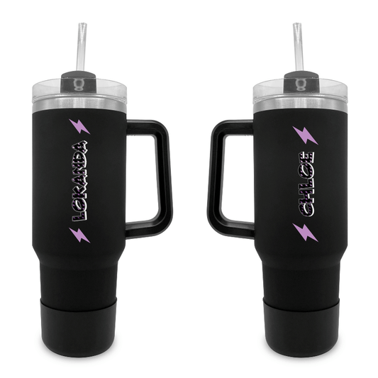 Mini Bolts- 40 0z Tumbler with Handle