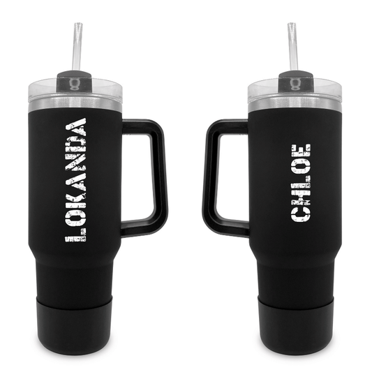 Grunge - 40 0z Tumbler with Handle