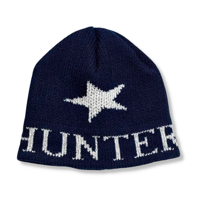 METALLIC SINGLE STAR HAT - REGULAR OR EARFLAP