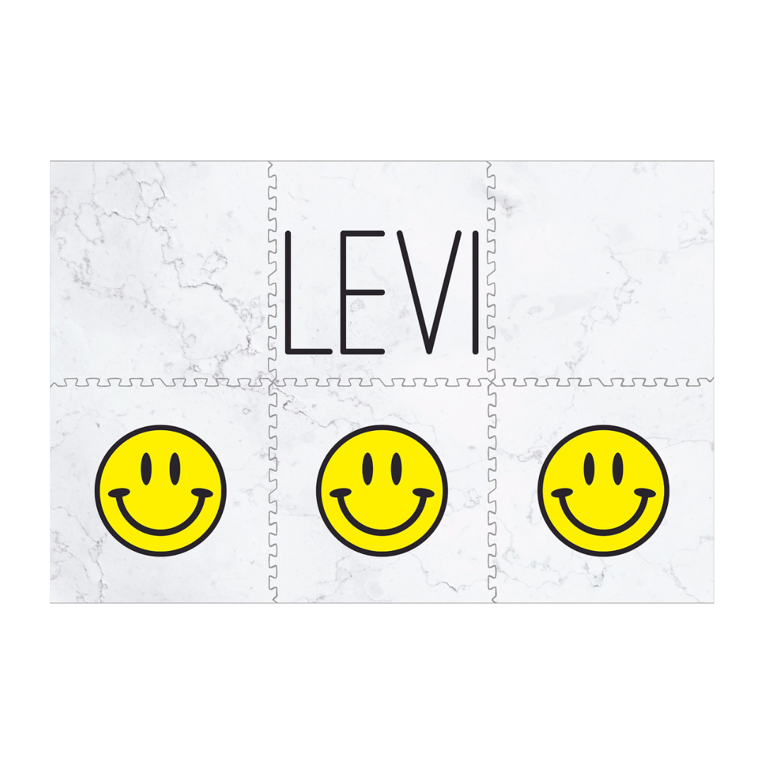Personalized Play Mat - 3 Smiles