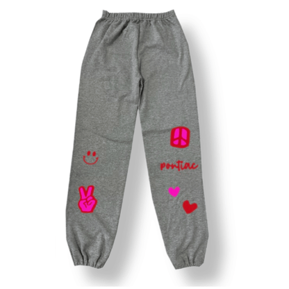 I Love It Here Gray Camp Sweatpants