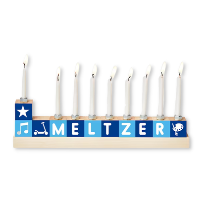 Personalized Children’s Menorah