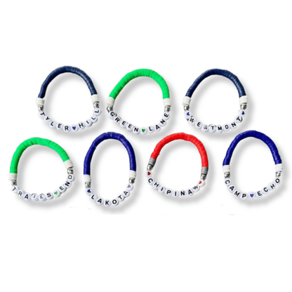 Traditional Disc Camp Colors Bracelet