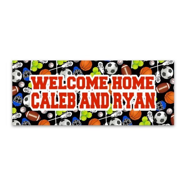 Welcome Home Banner – Design Your Own (55″ x 30″)