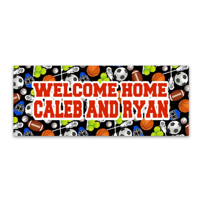 Welcome Home Banner – Design Your Own (55″ x 30″)