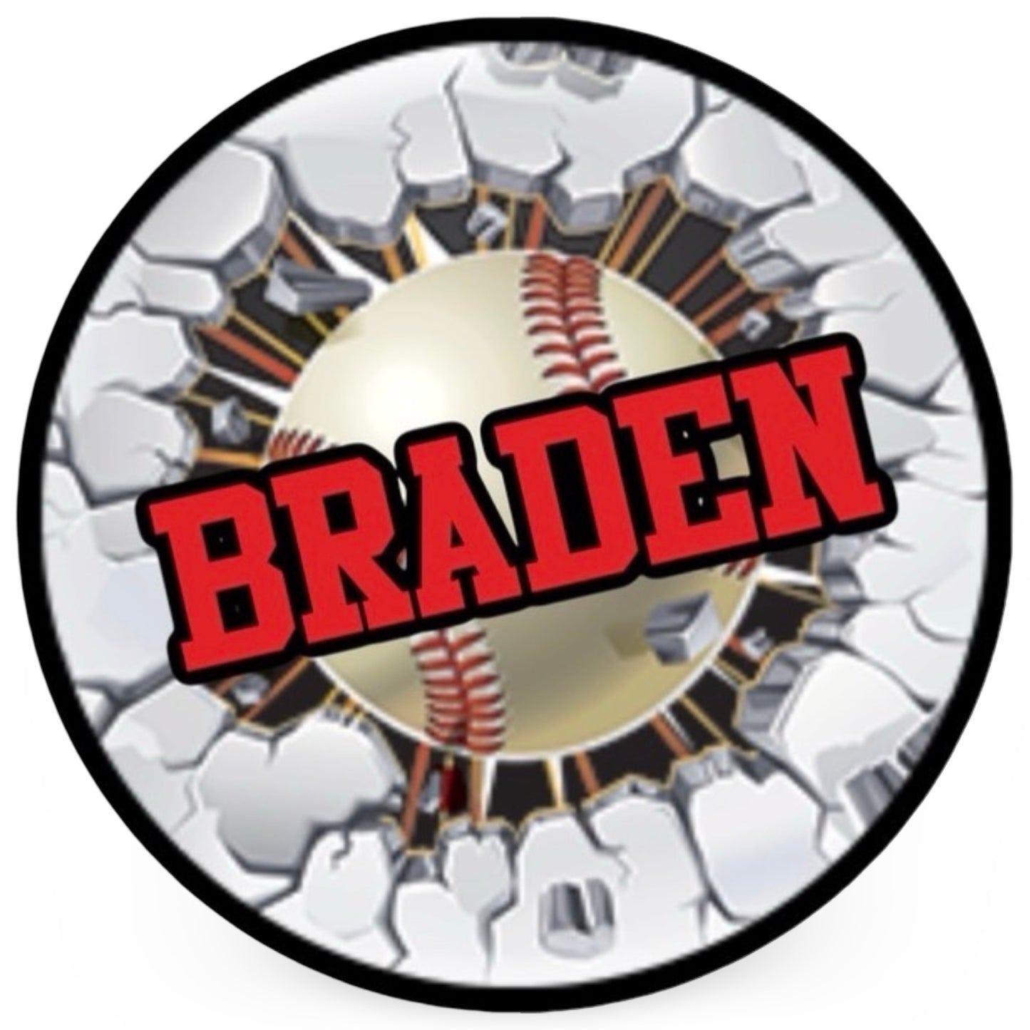 Baseball Custom Shape Pillow Create'D