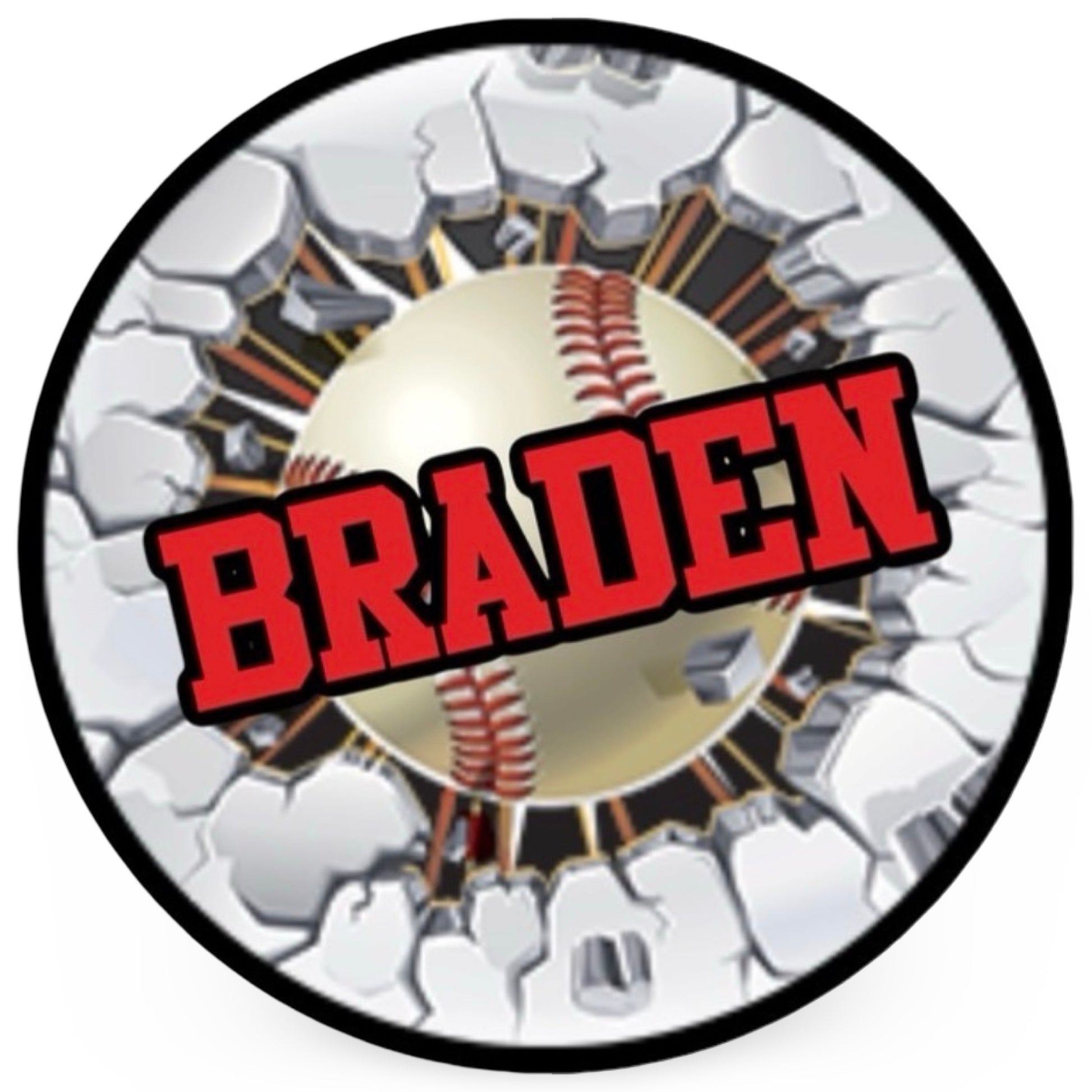 Baseball Custom Shape Pillow Create'D