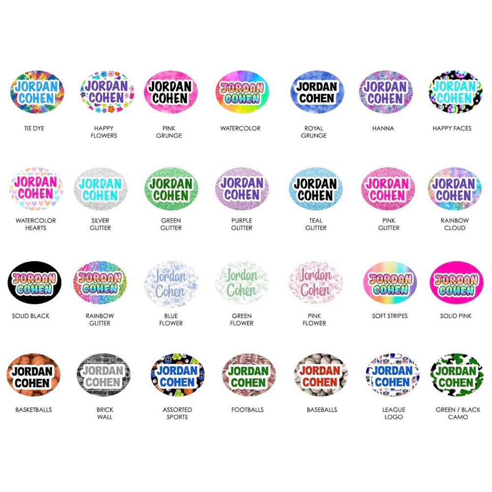 Namedrops - Oval Clothing and Accessory Label Designs (Updated 2026)
