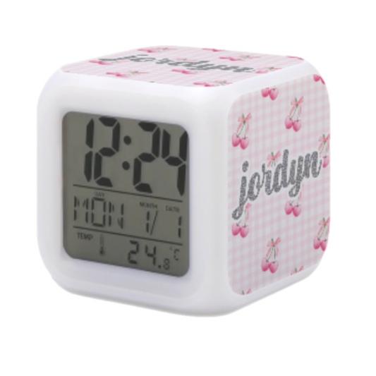 Custom Color Changing Alarm Clock CRD 2025