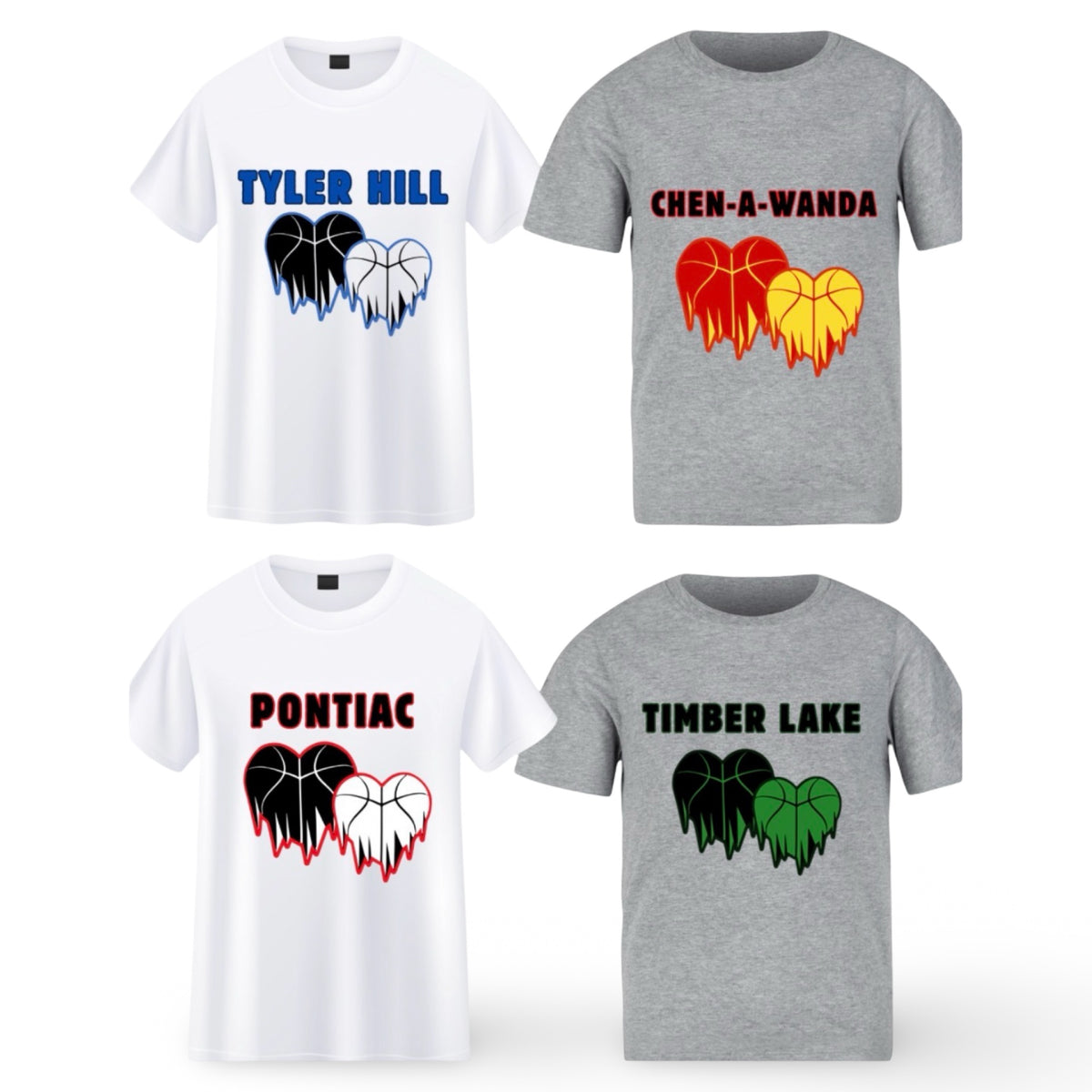 Double Drip Basketball Hearts Camp Shirt SSC 2026
