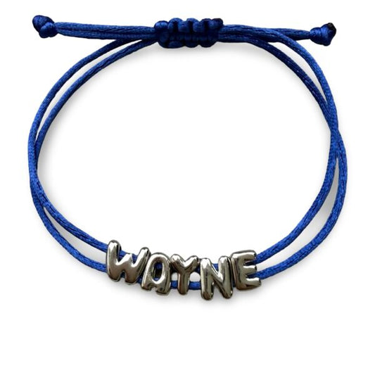 Adjustable Bubble Name Single Bracelet
