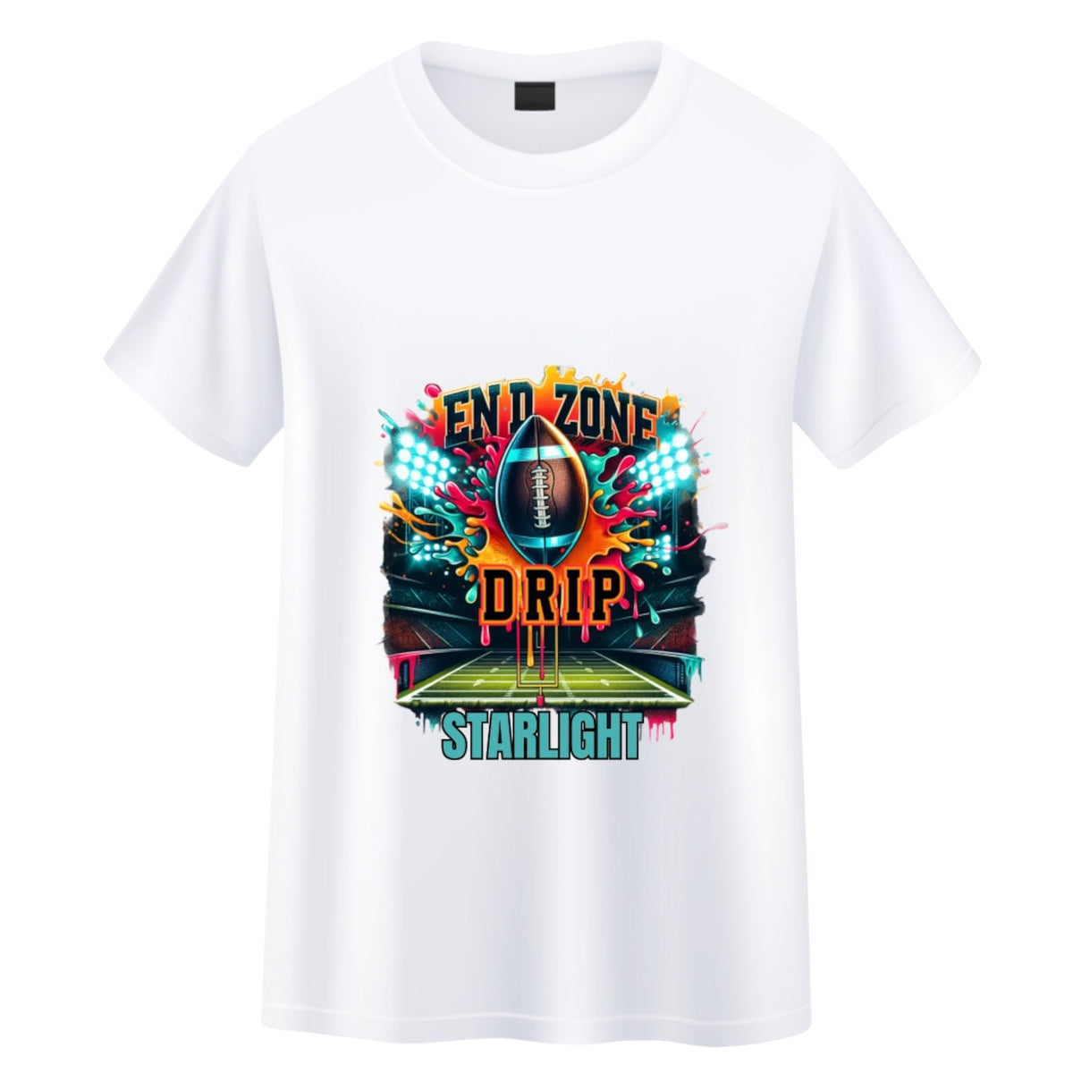 Football End Zone Drip Camp Shirt SSC 2026