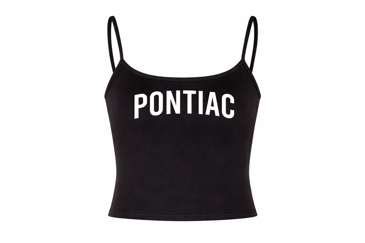 Spaghetti Strap Tank with Camp Logo, Mascot or Name