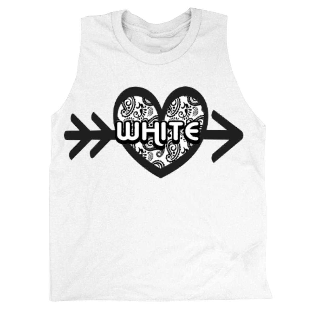Bandana Heart and Arrow Color War Camp Shirt