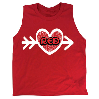 Bandana Heart and Arrow Color War Camp Shirt