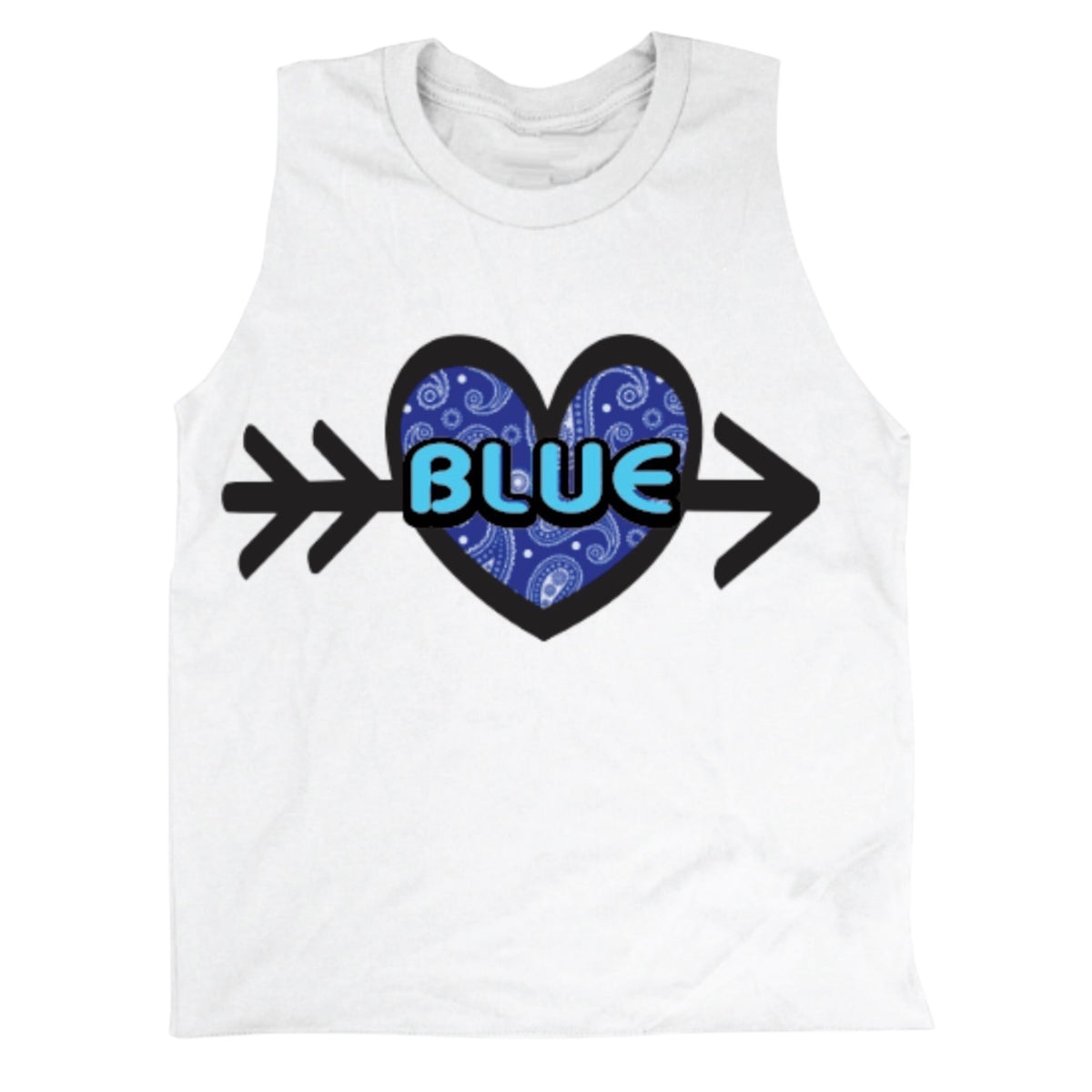 Bandana Heart and Arrow Color War Camp Shirt
