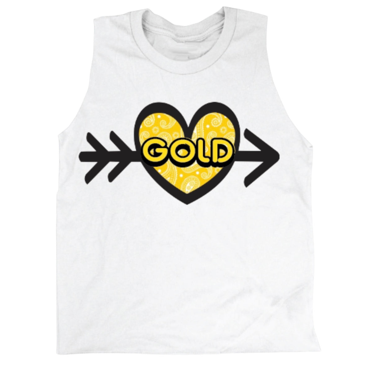 Bandana Heart and Arrow Color War Camp Shirt