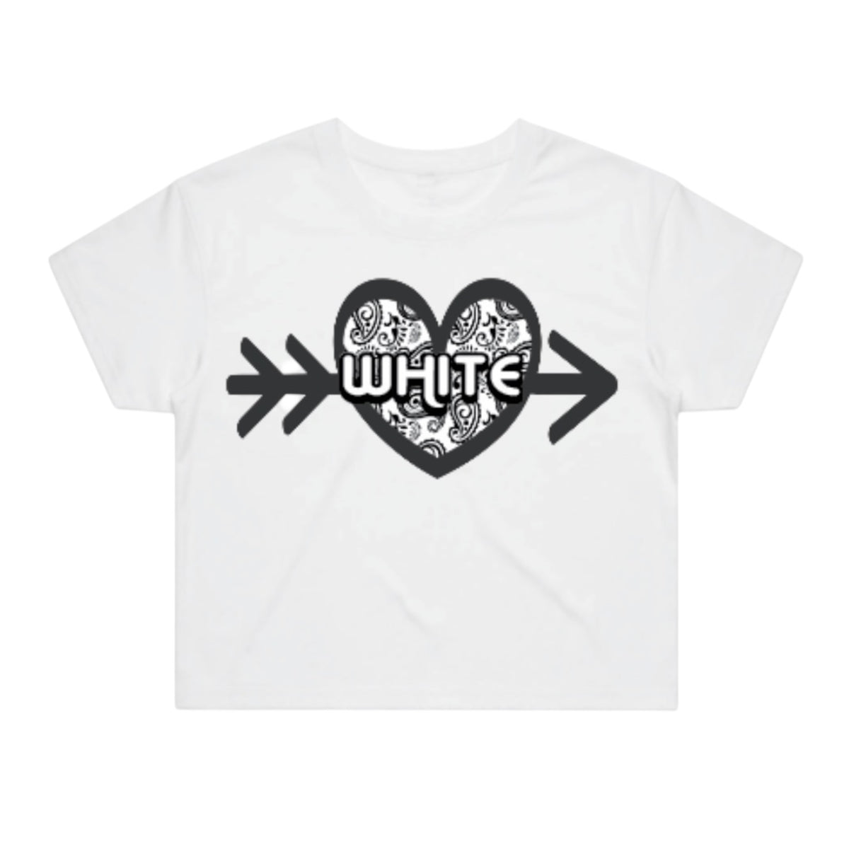 Bandana Heart and Arrow Color War Camp Shirt