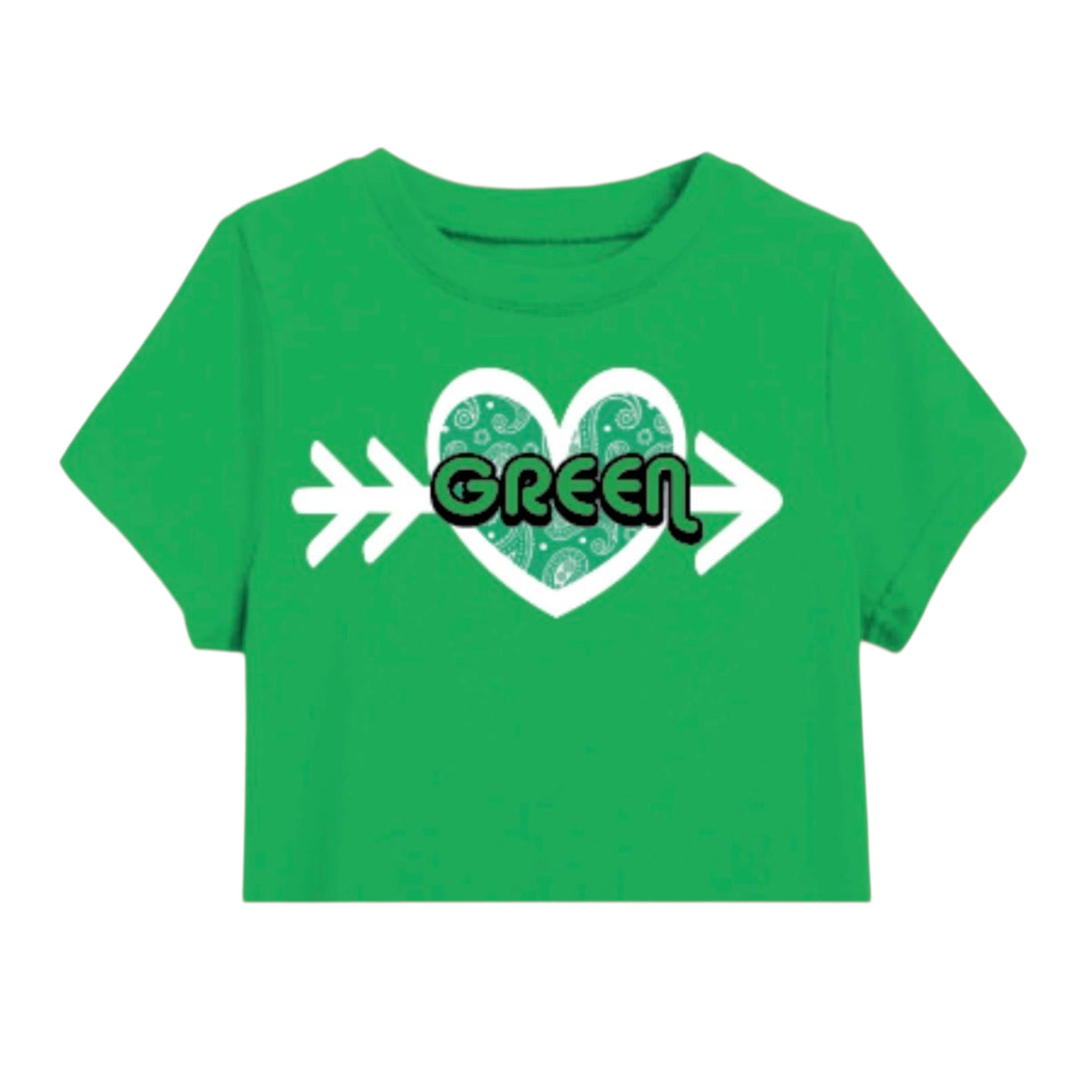 Bandana Heart and Arrow Color War Camp Shirt