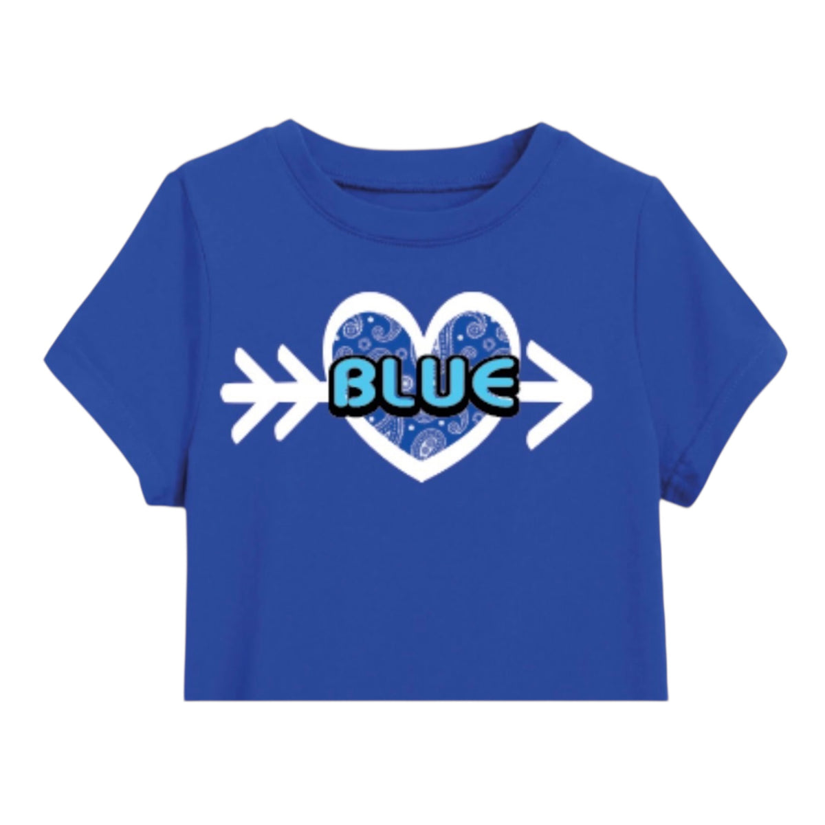 Bandana Heart and Arrow Color War Camp Shirt