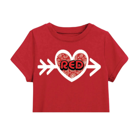 Bandana Heart and Arrow Color War Camp Shirt