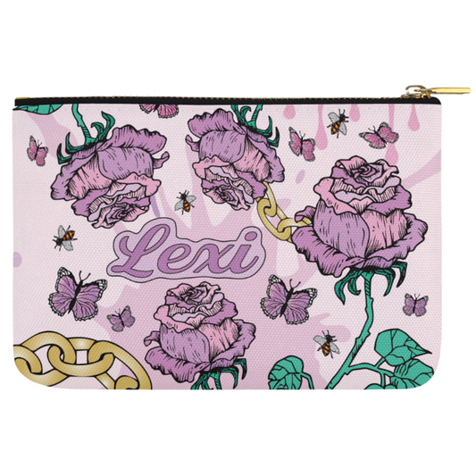 Rose &amp; Chain Pouch