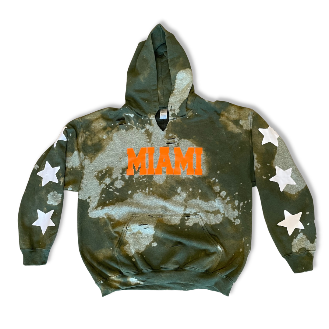 Miami Bleached Hoodie