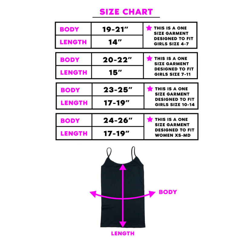Custom-Press-Camp Logo - Spagetti Strap Tank - Size ChartCustom Press NY (1)