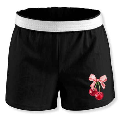 Custom-Press-Coquette - Girl's Camp Shorts - Cherries