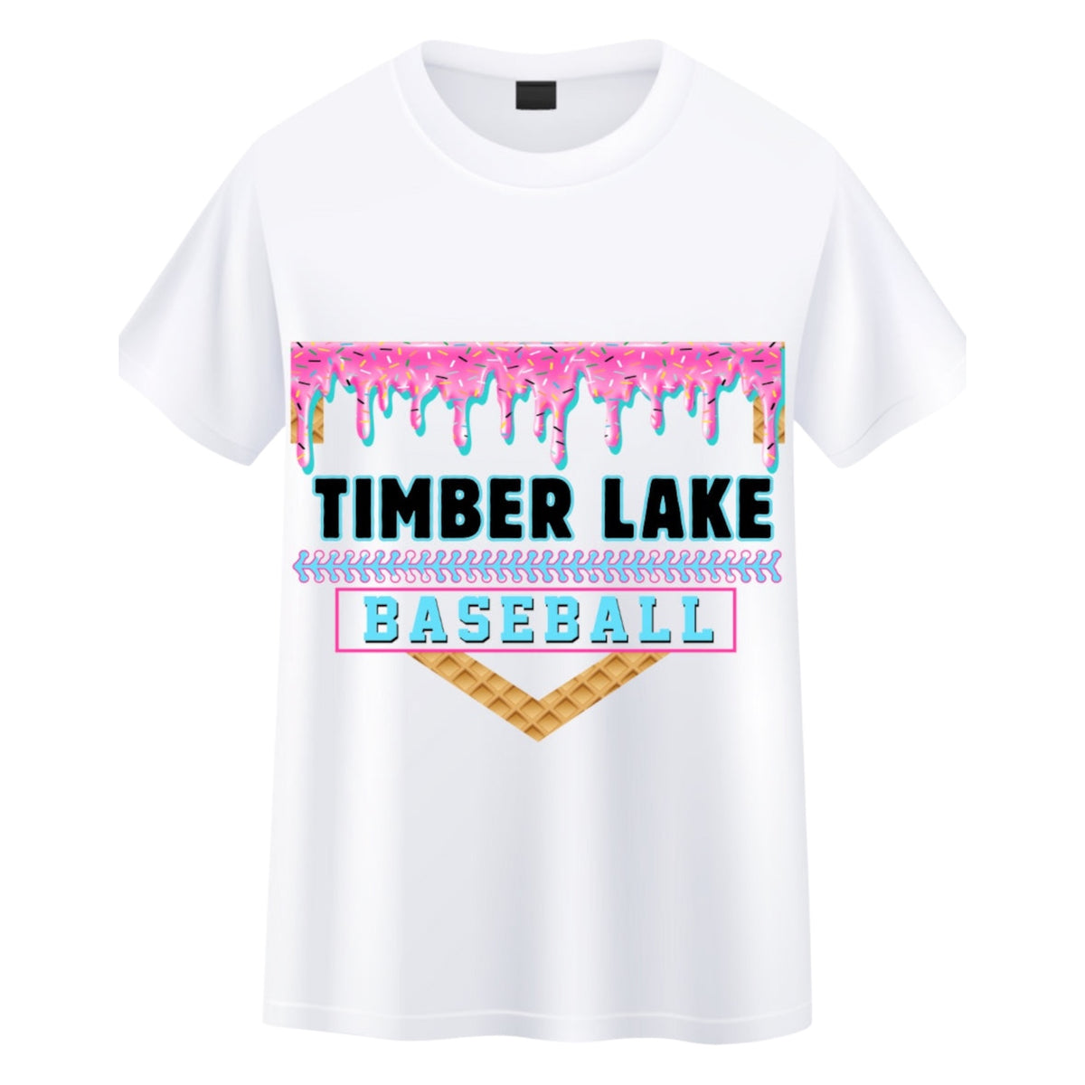 Baseball Drip Camp Shirt